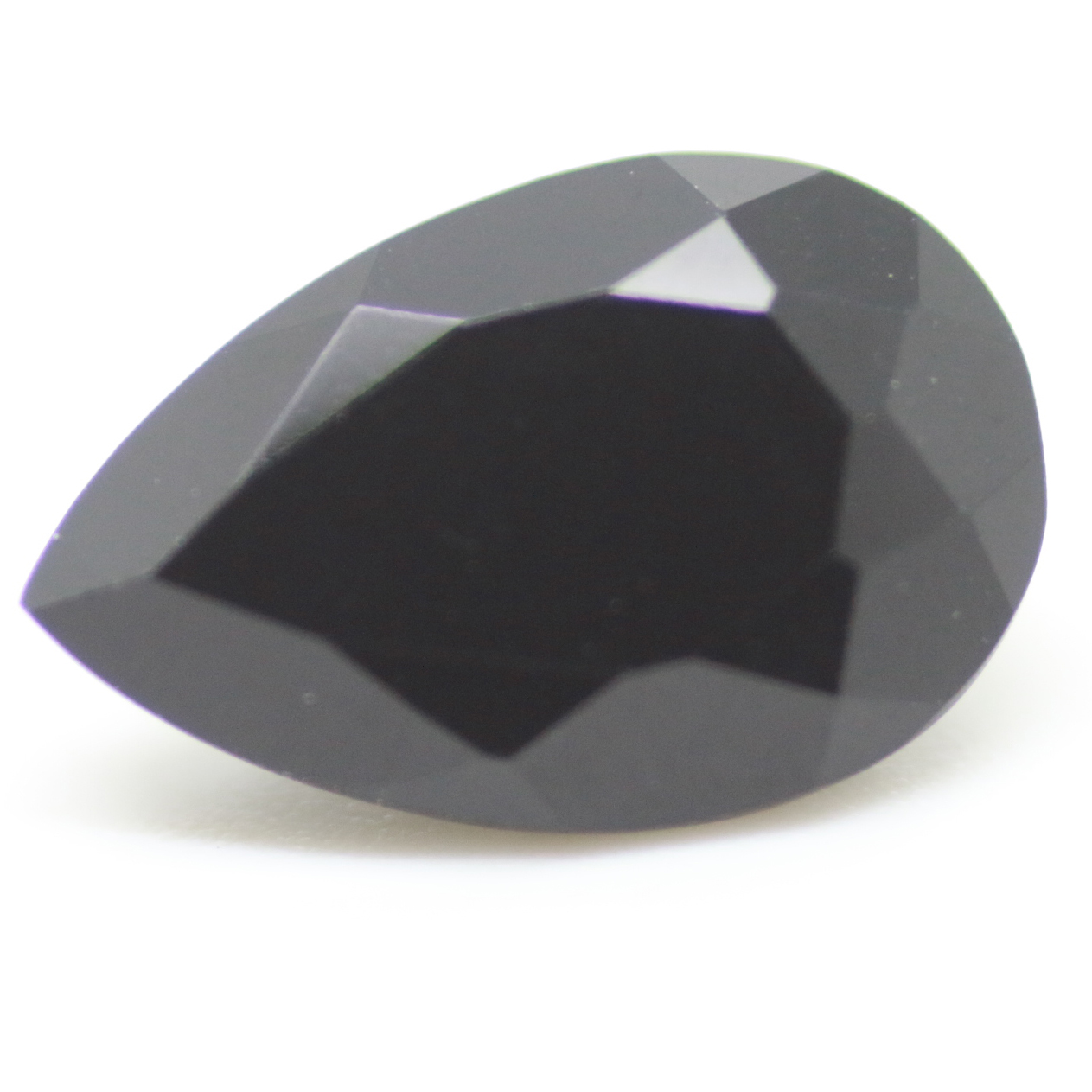 14X9 PEAR SIGNET ONYX FACETED